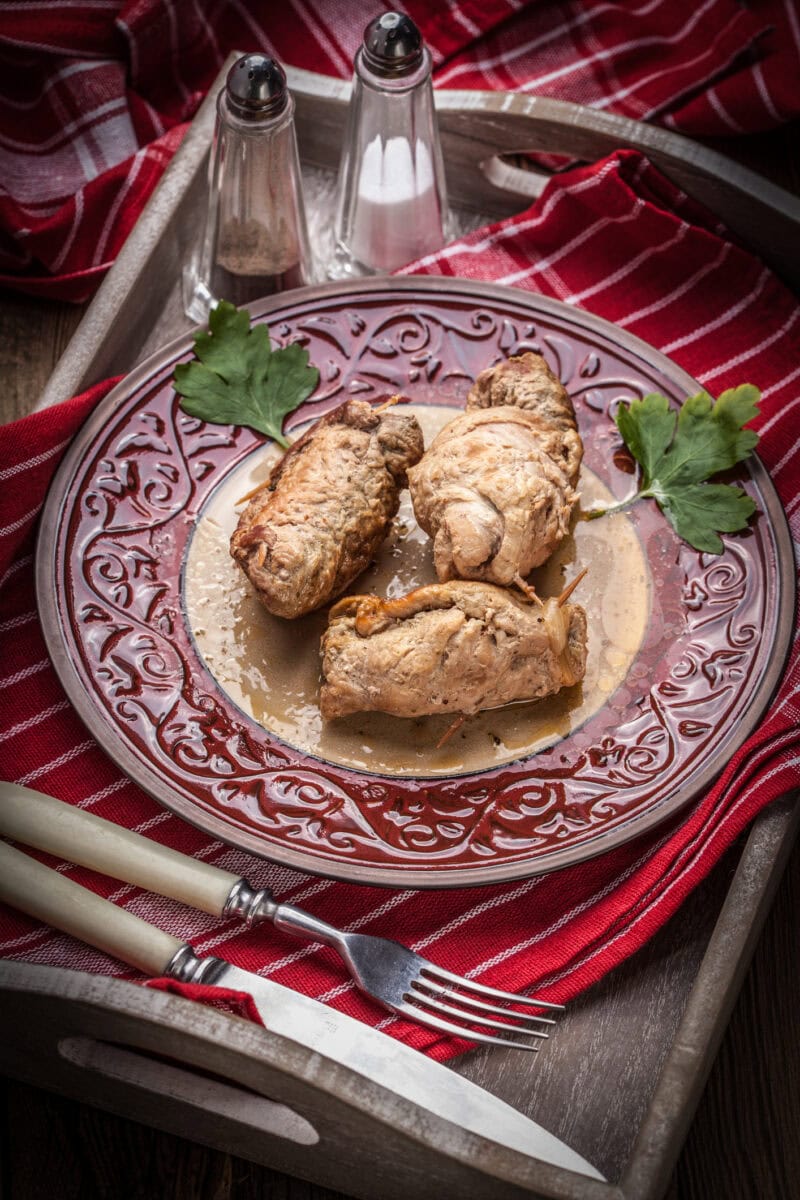 Teľacie závitky so smotanou- recept | Gurman.sk