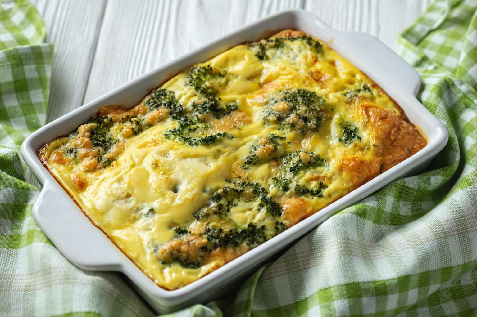 Zapekaná brokolica s vajcom - recept | Gurman.sk