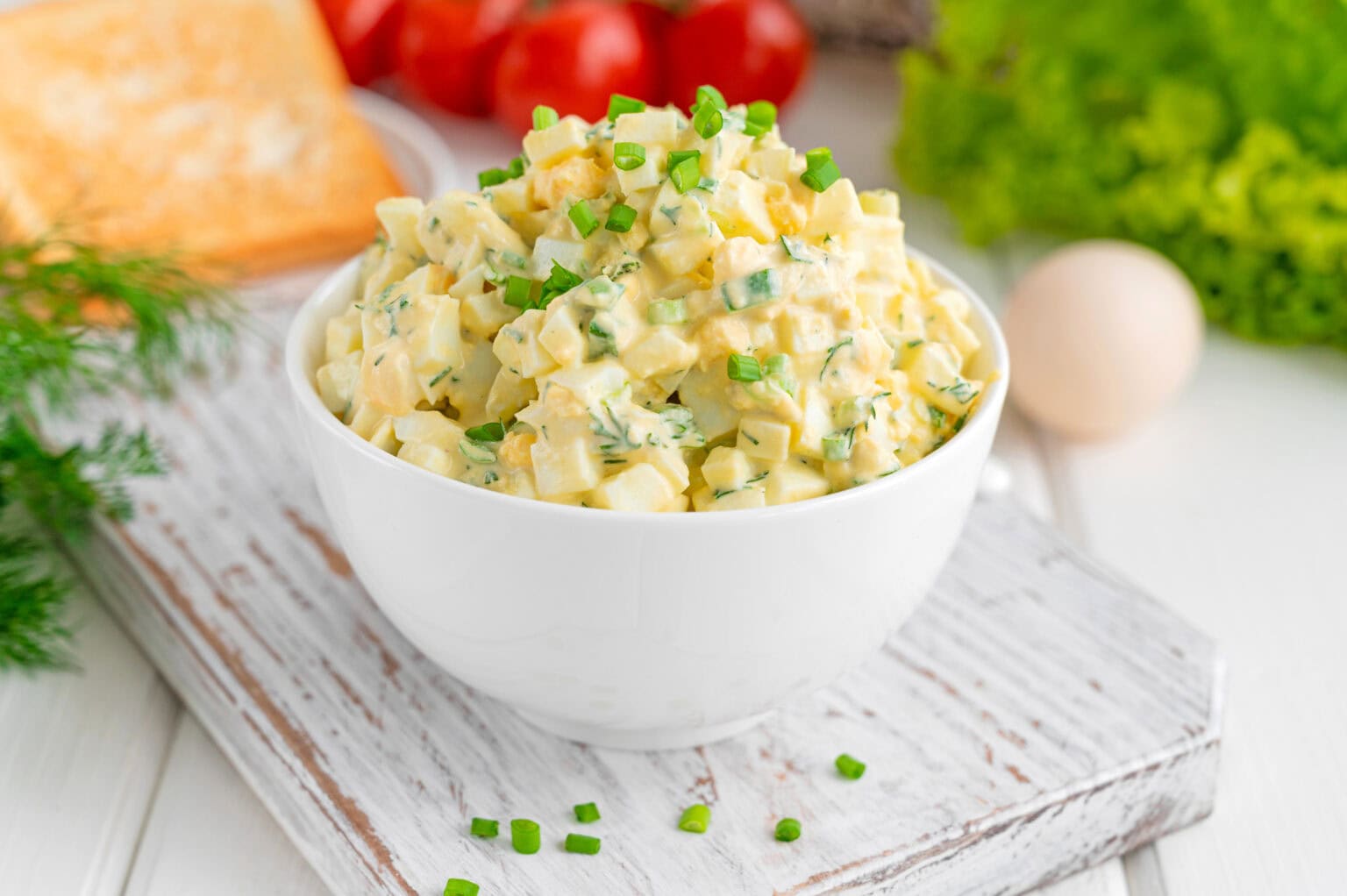 Vajíčkový šalát s kukuricou - recept | Gurman.sk