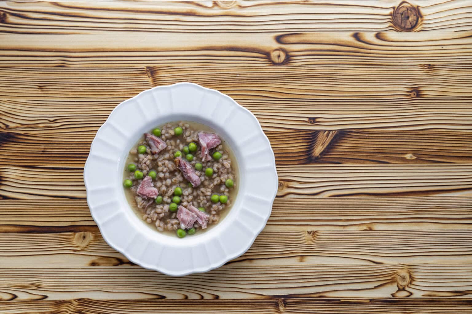 Hrach s krúpami a údeným mäsom- recept | Gurman.sk