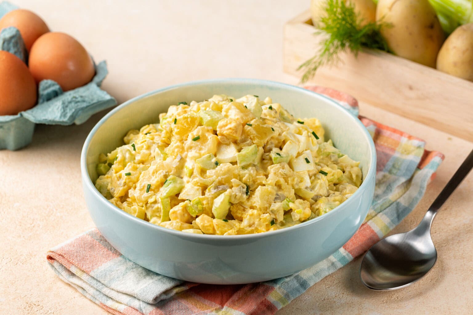 Zemiakový šalát s majonézou ala Iva - recept | Gurman.sk