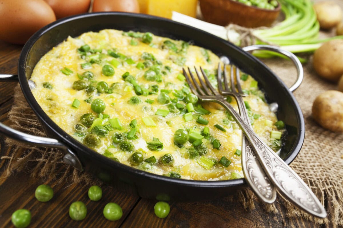 Hrášková omeleta- recept | Gurman.sk