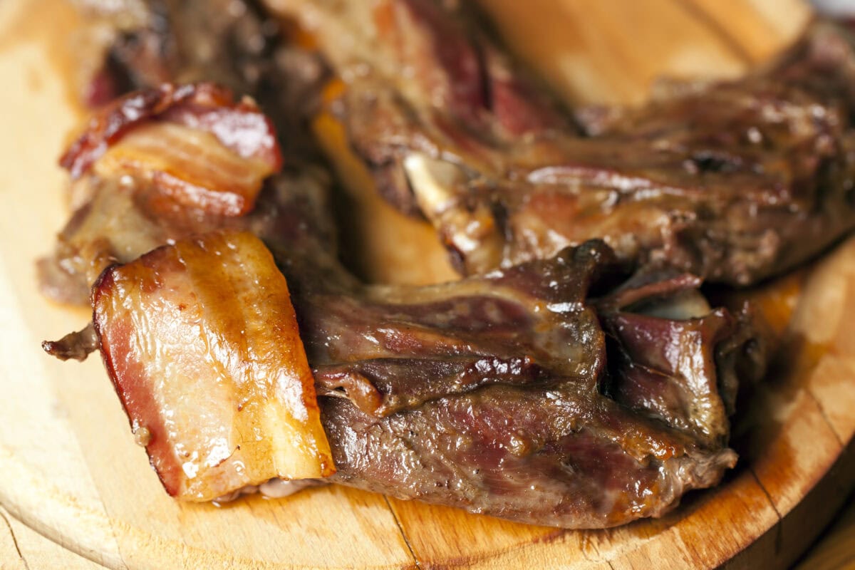 Jelenie stehno na slanine- recept | Gurman.sk