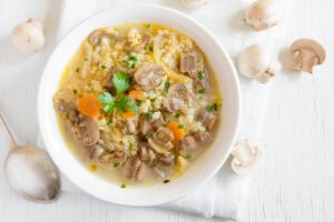 Krúpová polievka s hubami- recept | Gurman.sk