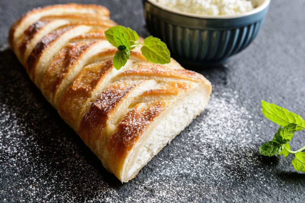Lístkový závin s tvarohom – tirolský závin - recept | Gurman.sk