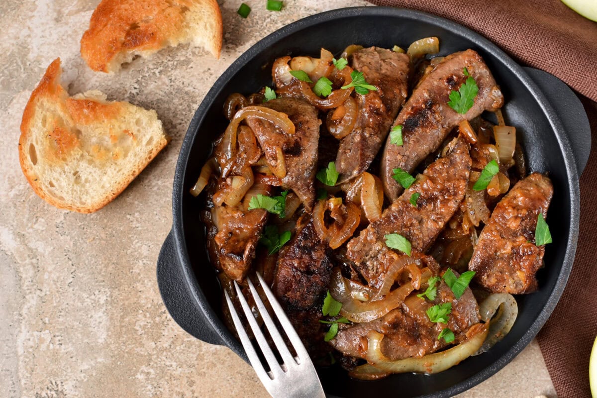 Husacia pečeň na cibuľke- recept | Gurman.sk