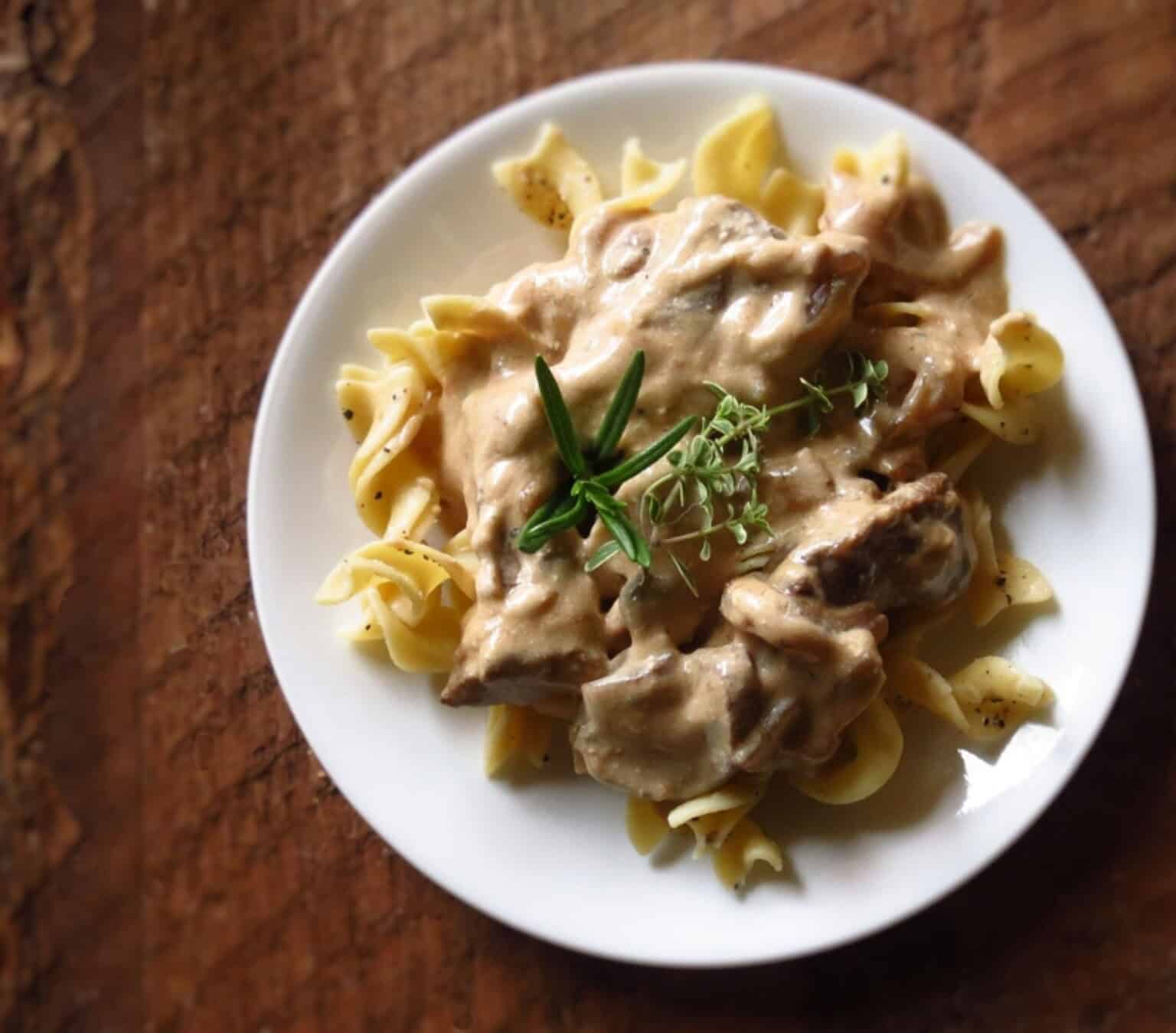 Morčacie prsia a la Stroganov