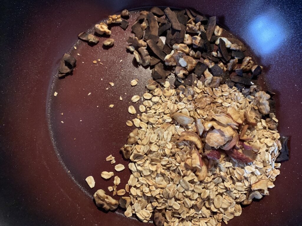 Rýchla raňajková granola