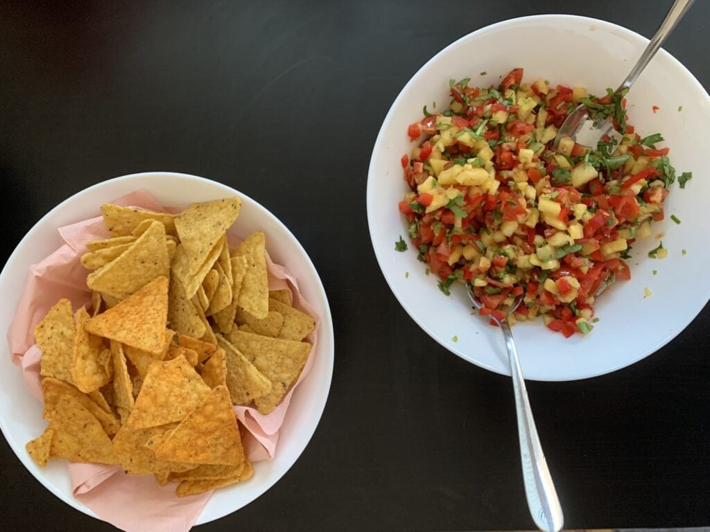 Ananásová pikantná salsa
