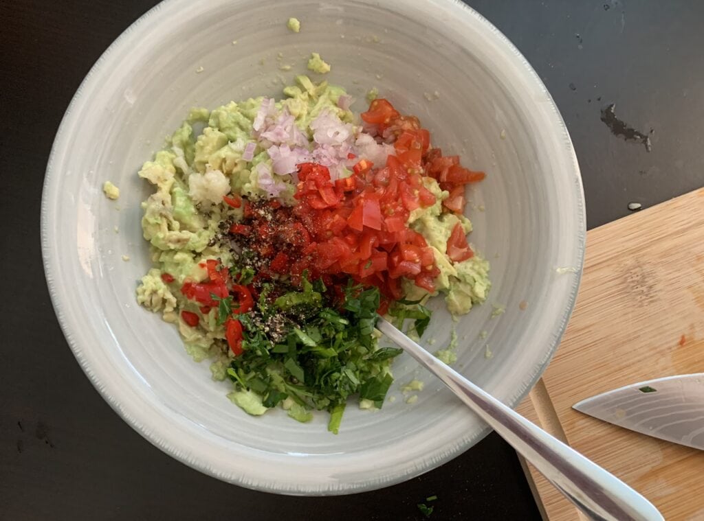Avokádové guacamole