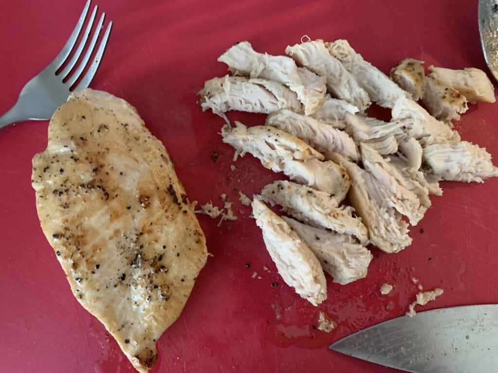 Kura na šampiňónoch