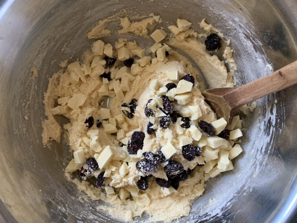 Cookies s bielou čokoládou