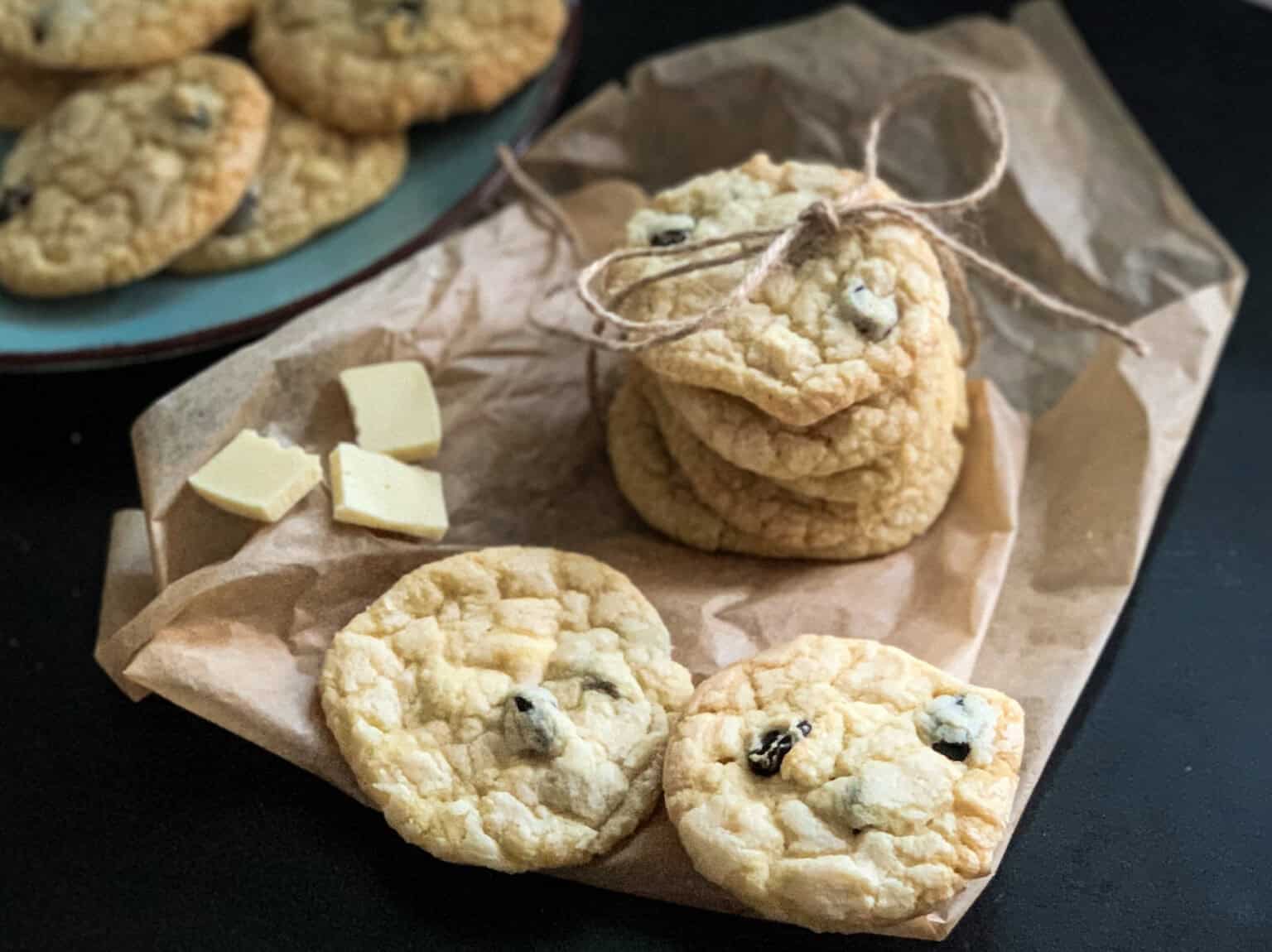 Cookies s bielou čokoládou