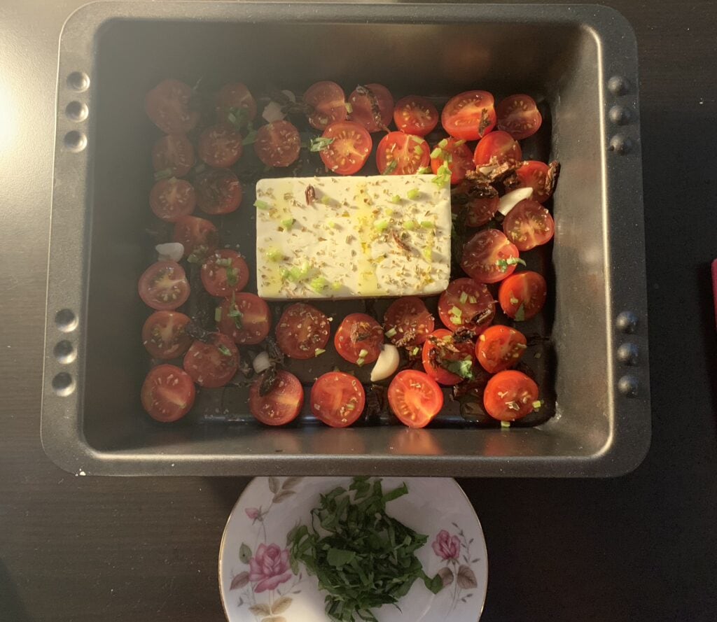 Feta cestoviny s paradajkami