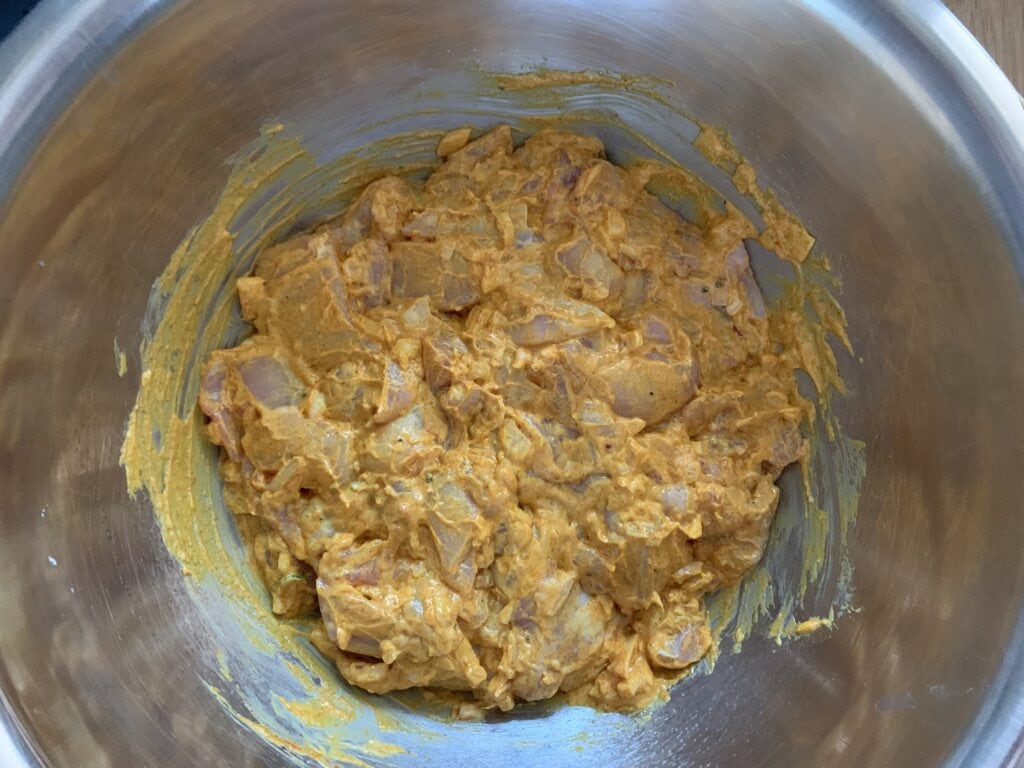 Kura tikka masala s ryžou