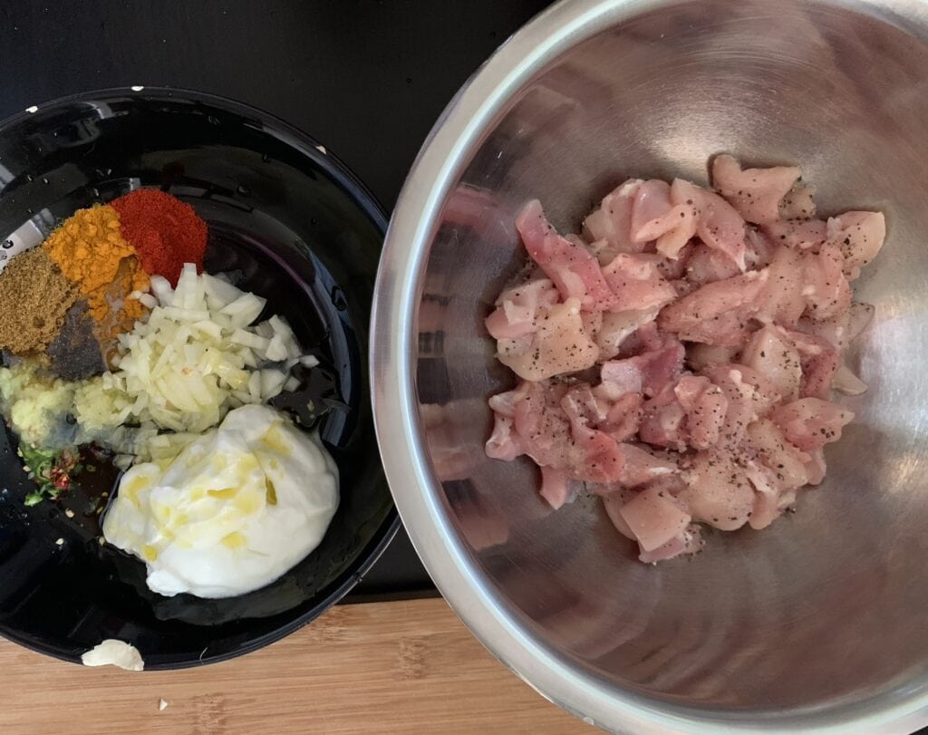 Kura tikka masala s ryžou