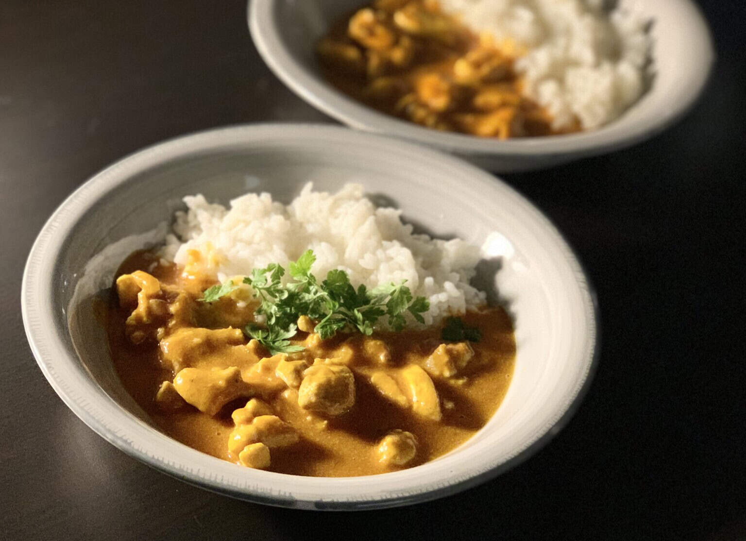 Kura tikka masala s ryžou