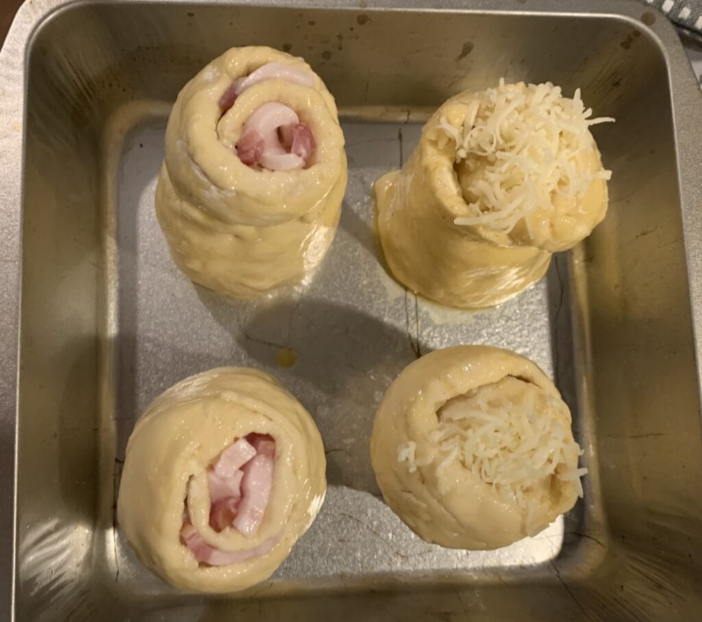 Slané syrové slimáky