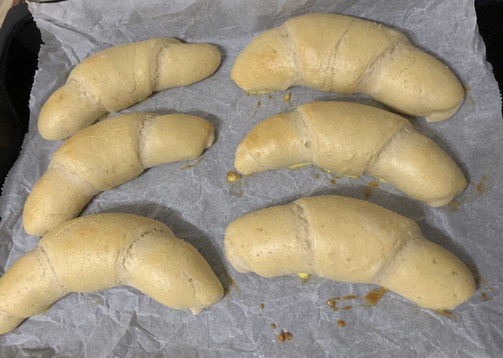 Domáce anglické slaninové rožky