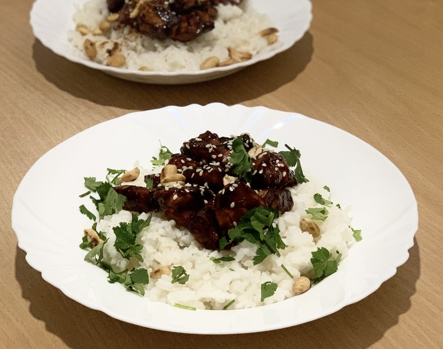 Kuracie kúsky v teriyaki omáčke