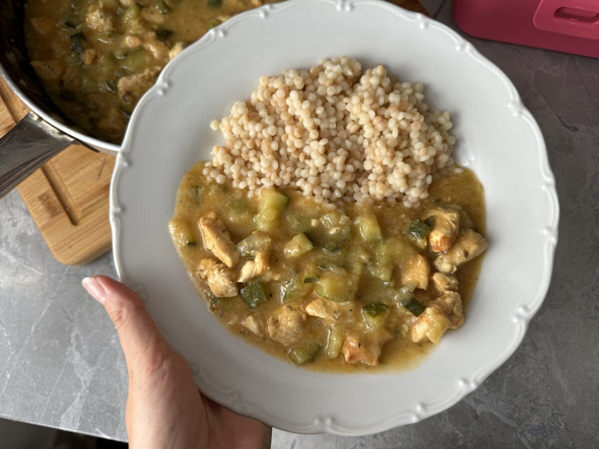 Krémové soté s cuketou