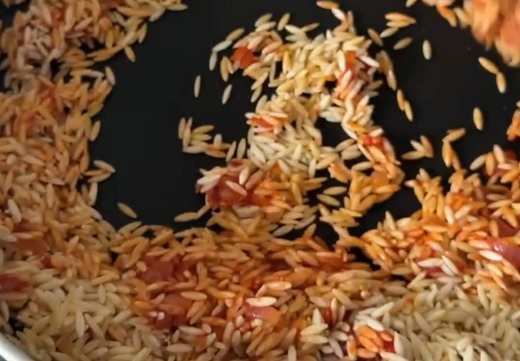 Liate risotto so špenátom a kuracím mäsom