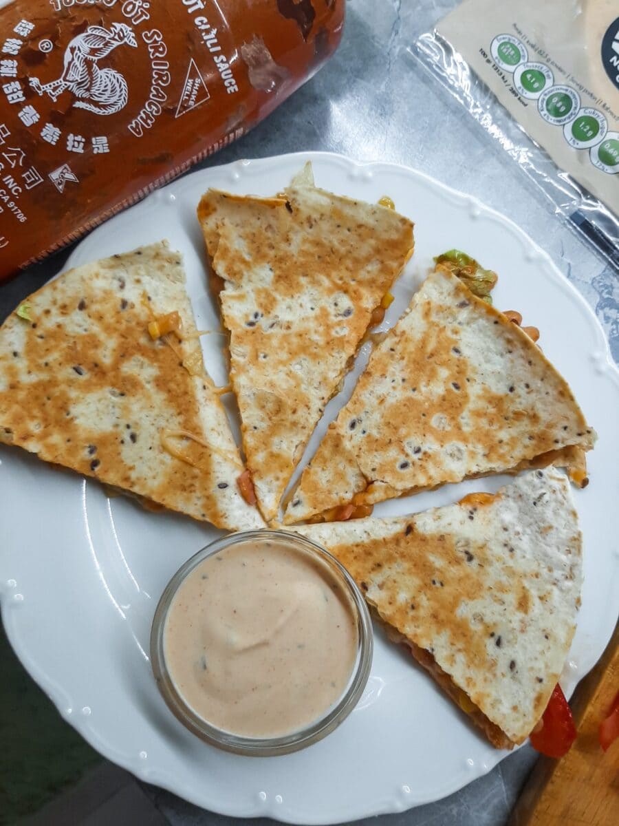 Mexická quesadilla s americkým dressingom | Gurman.sk