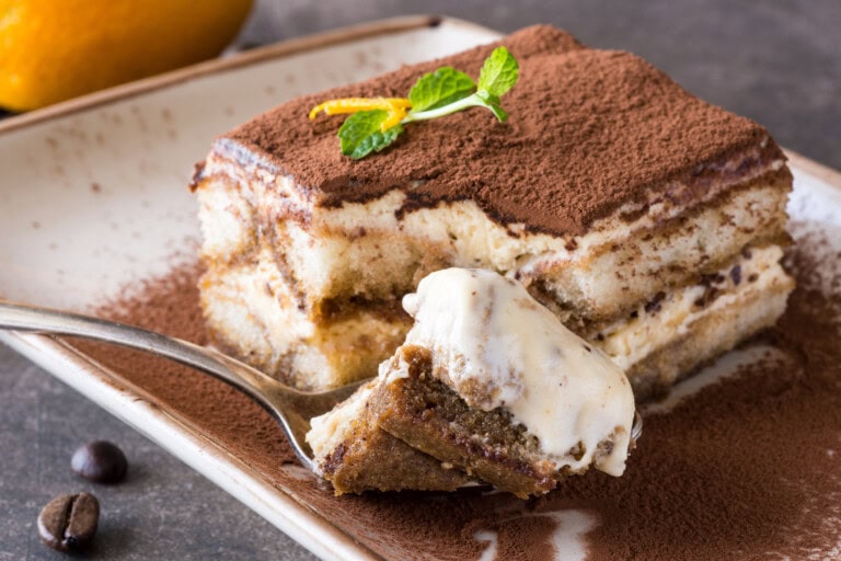 Tiramisu z nátierkového masla