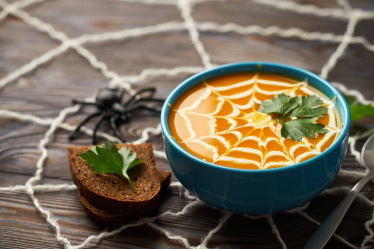 halloweenské menu
