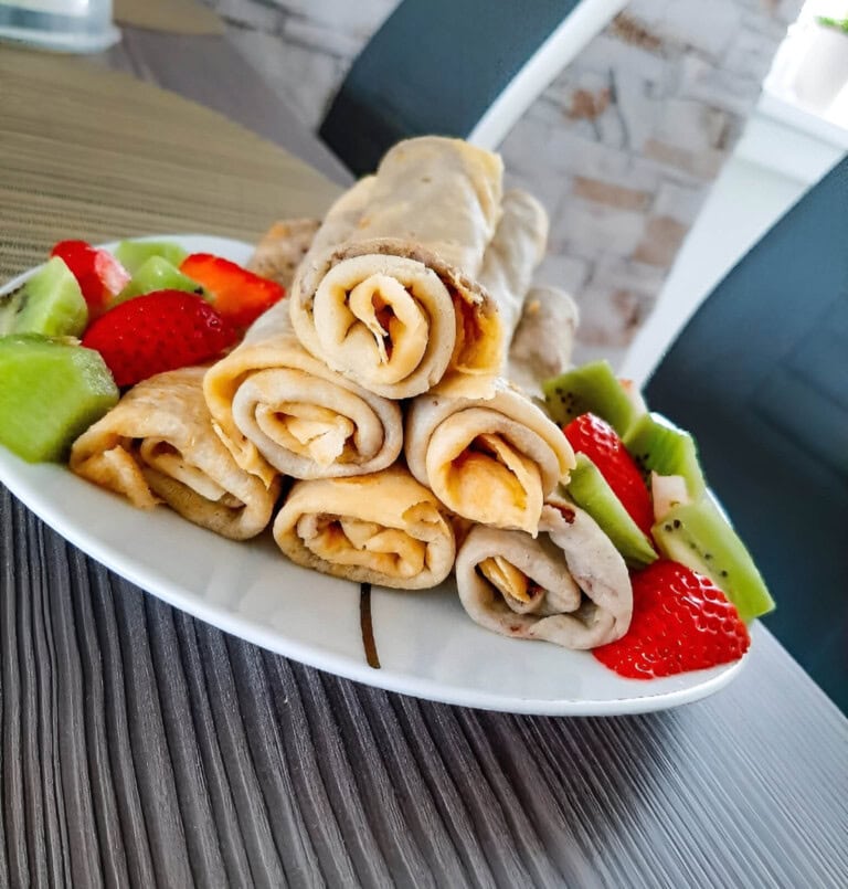 Krehké palacinky bez mlieka