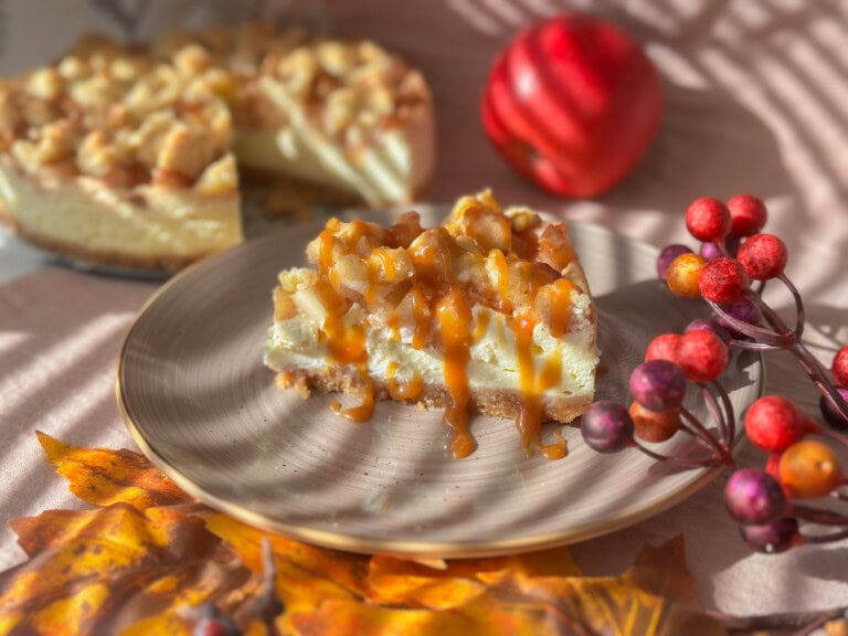 Jablkový cheesecake - recept | Gurman.sk