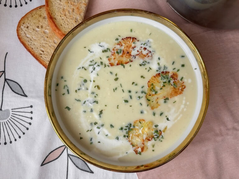 Krémová karfiolová polievka - recept | Gurman.sk