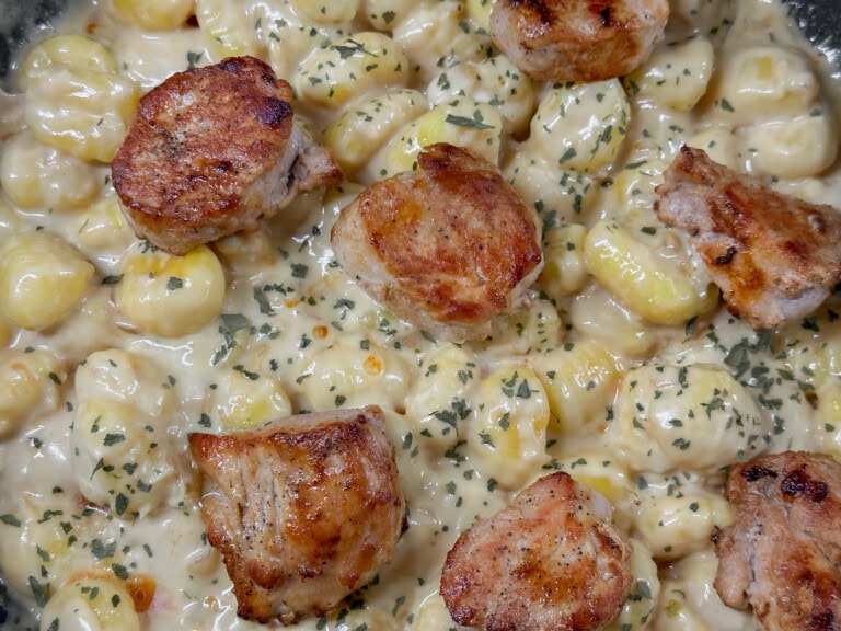 Gnocchi s panenkou v cesnakovej omáčke - recept | Gurman.sk